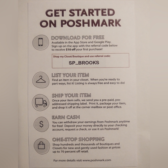 GET STARTED ON POSHMARK ⭐NOT FOR SALE⭐ - Picture 3 of 4